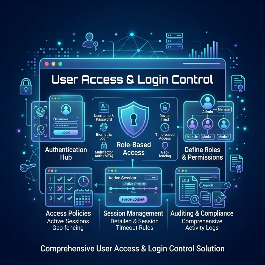 User Access and Login Control